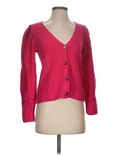 Pre-owned 1.state Cardigan Sweater In Pink