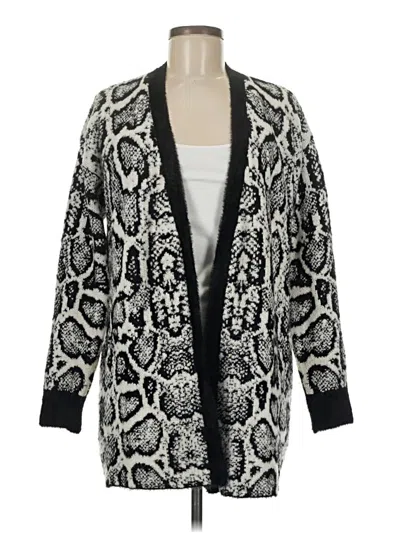 Pre-owned 1.state Cardigan Sweater In Silver
