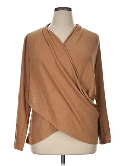 Pre-owned 1.state Cardigan Sweater In Tan