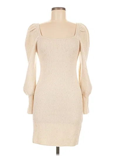 Pre-owned 1.state Cardigan Sweater In White