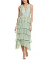 1.state Cascading Ruffle Maxi Dress