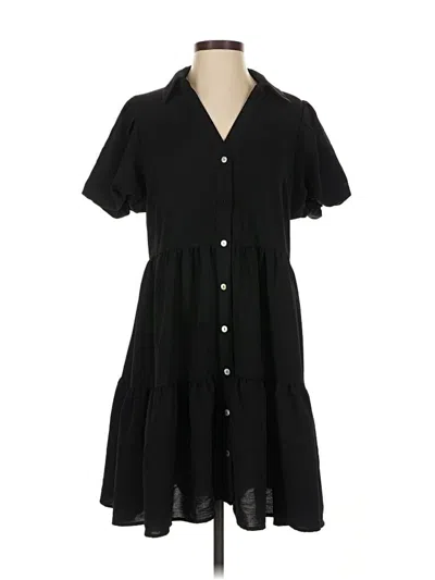 Pre-owned 1.state Casual Dress In Black