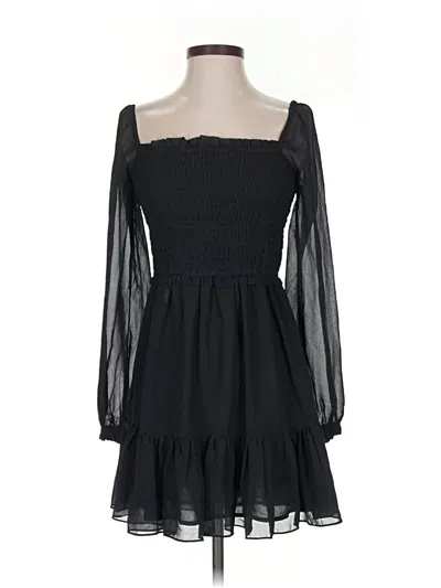 Pre-owned 1.state Casual Dress In Black