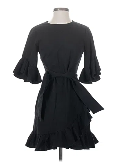 Pre-owned 1.state Casual Dress In Black