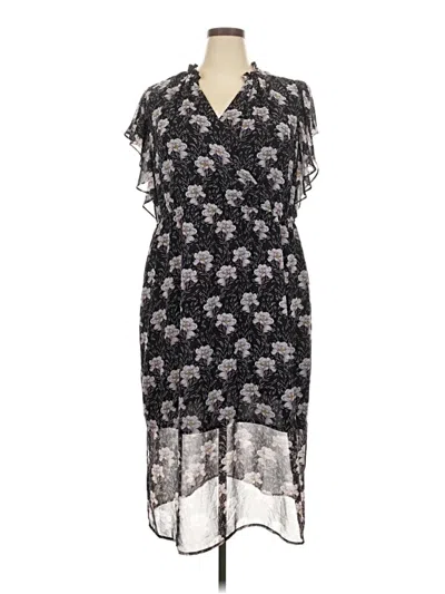 Pre-owned 1.state Casual Dress In Black