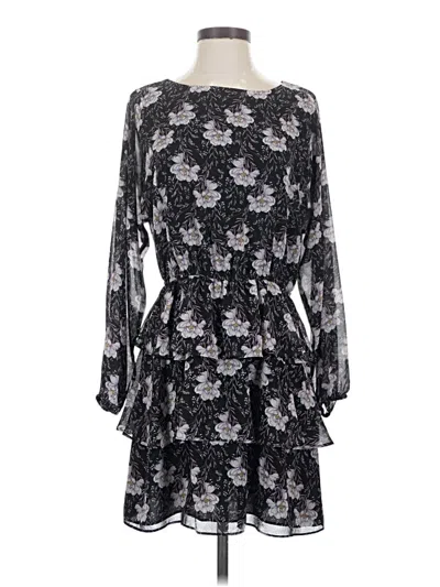 Pre-owned 1.state Casual Dress In Black