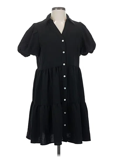 Pre-owned 1.state Casual Dress In Black