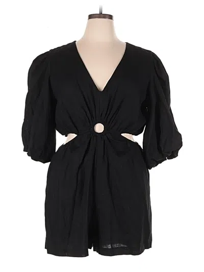 Pre-owned 1.state Casual Dress In Black