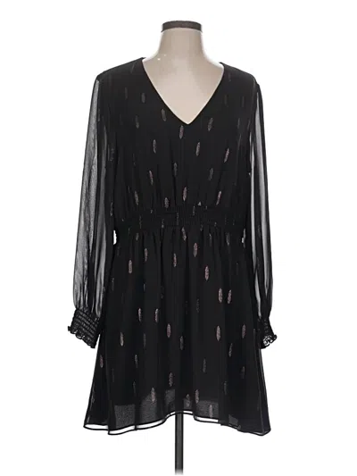 Pre-owned 1.state Casual Dress In Black