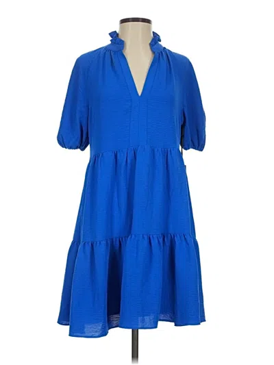 Pre-owned 1.state Casual Dress In Blue