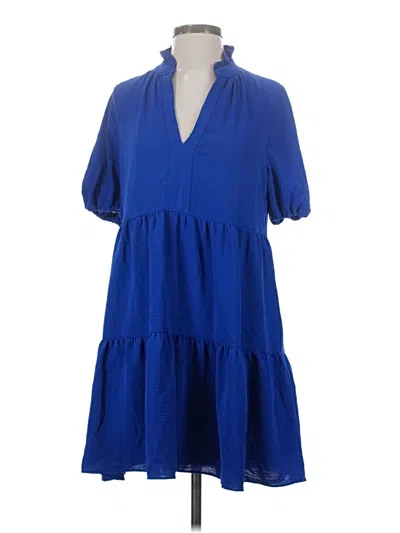 Pre-owned 1.state Casual Dress In Blue