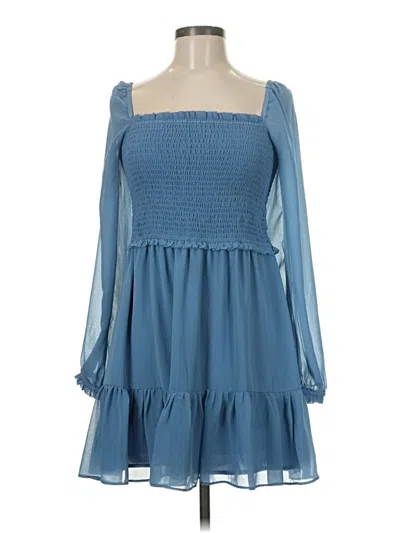 Pre-owned 1.state Casual Dress In Blue