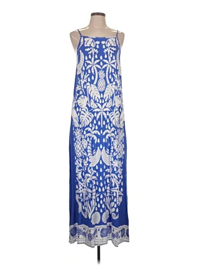 Pre-owned 1.state Casual Dress In Blue