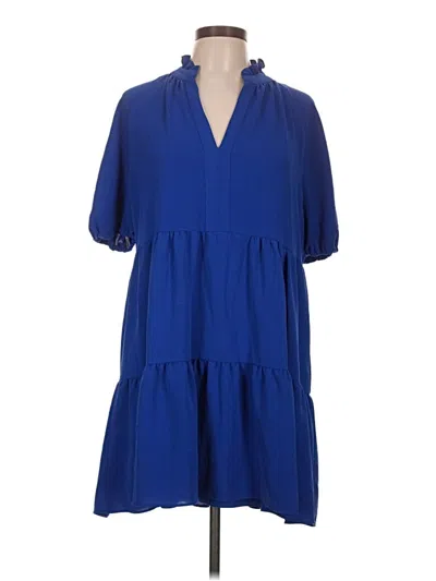 Pre-owned 1.state Casual Dress In Blue