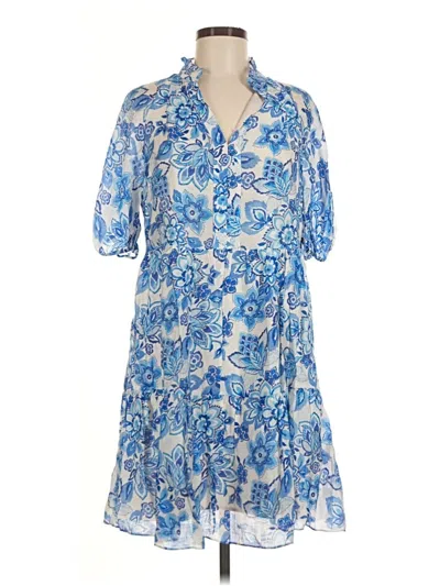 Pre-owned 1.state Casual Dress In Blue