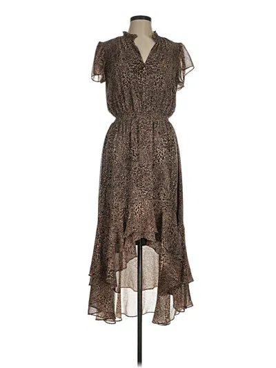 Pre-owned 1.state Casual Dress In Brown