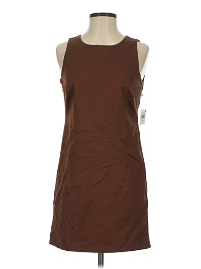 Pre-owned 1.state Casual Dress In Brown