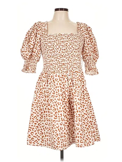 1.state Casual Dress In Brown