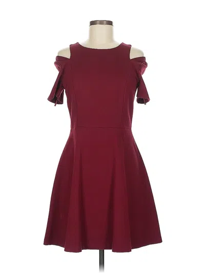 Pre-owned 1.state Casual Dress In Burgundy