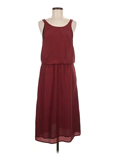 Pre-owned 1.state Casual Dress In Burgundy