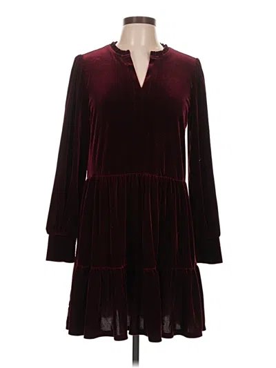 Pre-owned 1.state Casual Dress In Burgundy