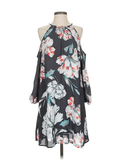 Pre-owned 1.state Casual Dress In Gray