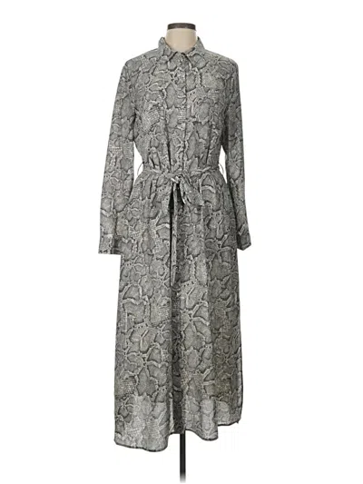 Pre-owned 1.state Casual Dress In Gray