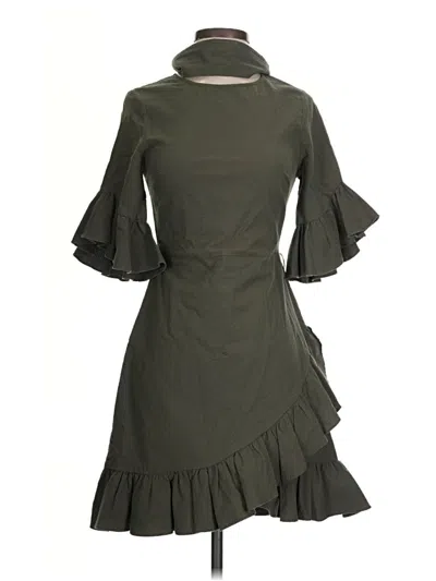 Pre-owned 1.state Casual Dress In Green