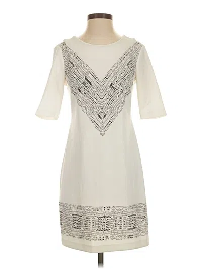 Pre-owned 1.state Casual Dress In Ivory
