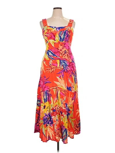 Pre-owned 1.state Casual Dress In Orange
