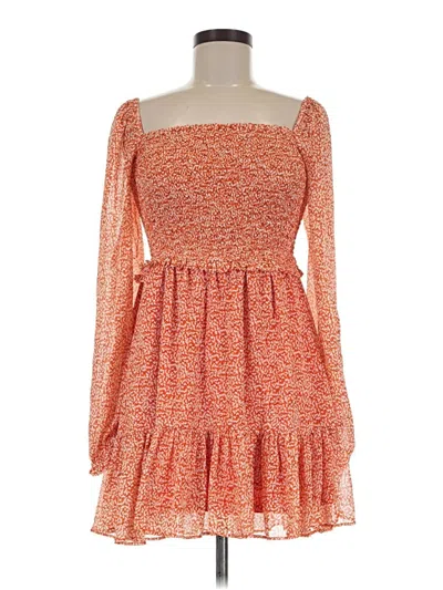 Pre-owned 1.state Casual Dress In Orange