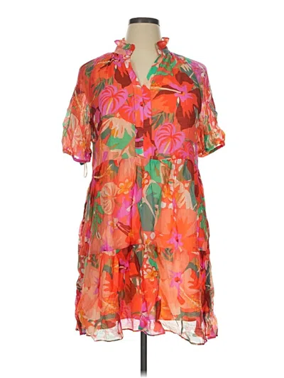 Pre-owned 1.state Casual Dress In Orange