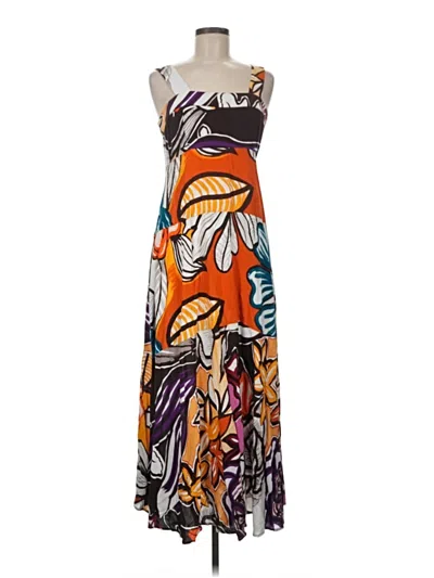 Pre-owned 1.state Casual Dress In Orange