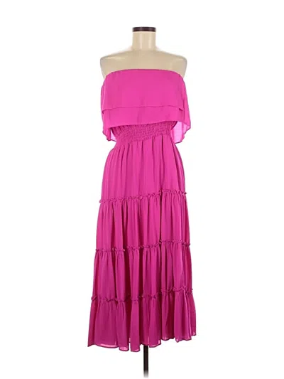Pre-owned 1.state Casual Dress In Pink