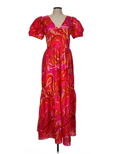 Pre-owned 1.state Casual Dress In Red