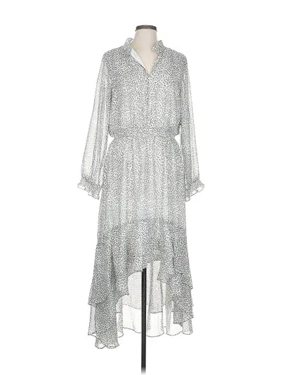 Pre-owned 1.state Casual Dress In Silver