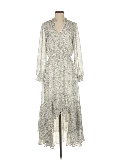 Pre-owned 1.state Casual Dress In Silver