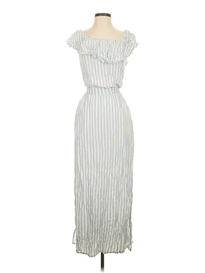 Pre-owned 1.state Casual Dress In Silver