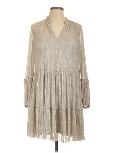 Pre-owned 1.state Casual Dress In Silver