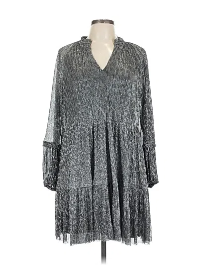Pre-owned 1.state Casual Dress In Silver