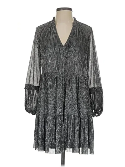 Pre-owned 1.state Casual Dress In Silver