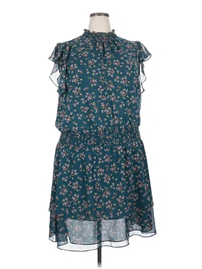Pre-owned 1.state Casual Dress In Teal