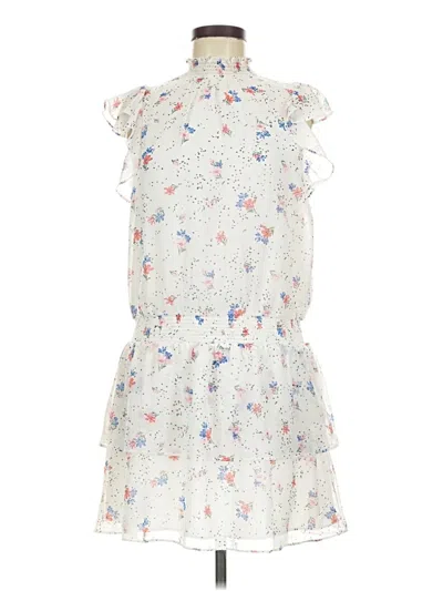 Pre-owned 1.state Casual Dress In White