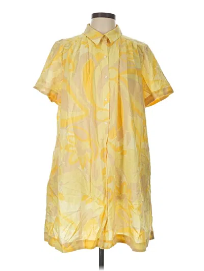 Pre-owned 1.state Casual Dress In Yellow