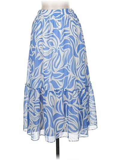 Pre-owned 1.state Casual Skirt In Blue