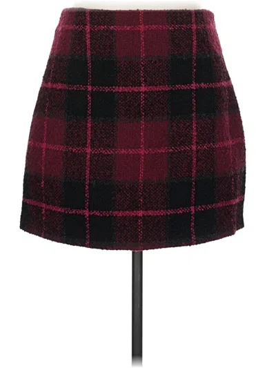 Pre-owned 1.state Casual Skirt In Burgundy