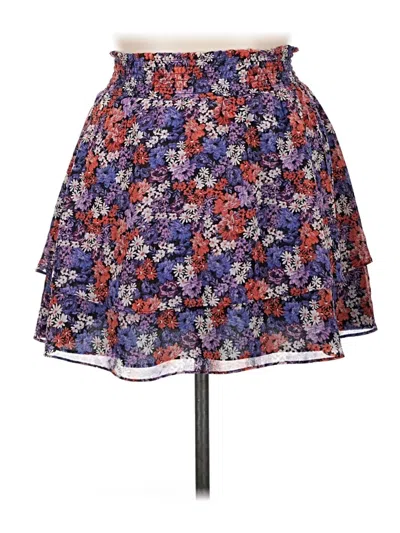 Pre-owned 1.state Casual Skirt In Purple