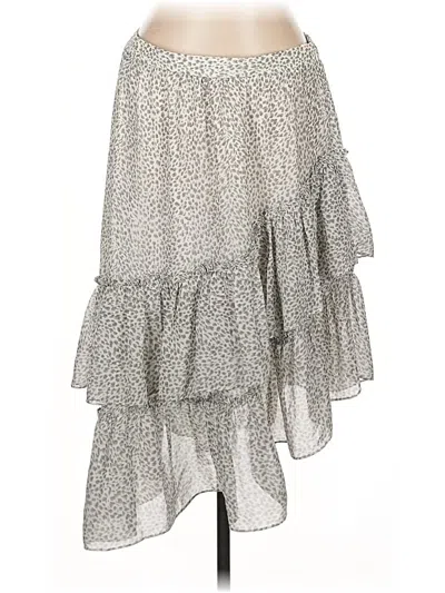Pre-owned 1.state Casual Skirt In Silver
