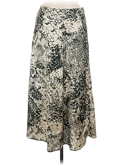Pre-owned 1.state Casual Skirt In Silver