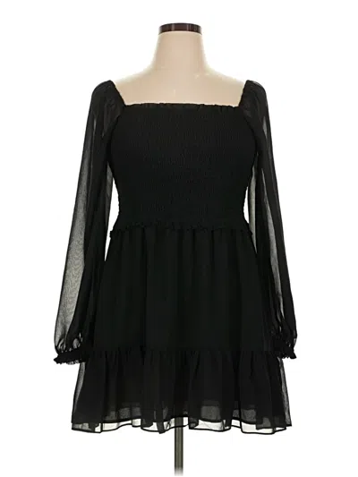 Pre-owned 1.state Cocktail Dress In Black